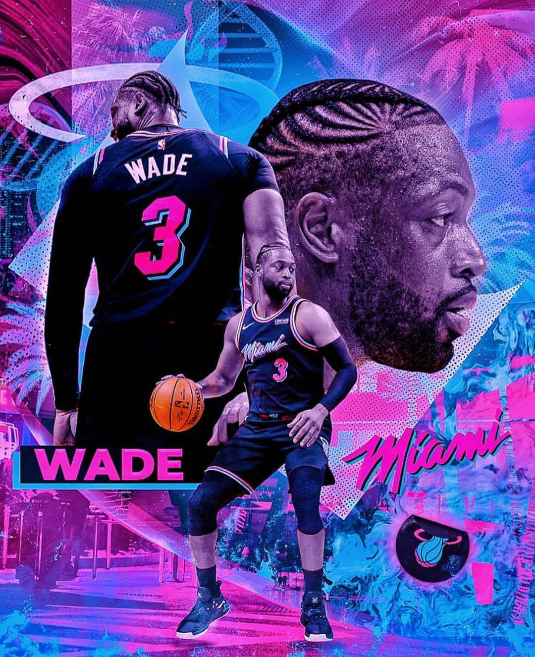 Miami Heat Dwayne Wade ViceVersa Player Edition Jersey