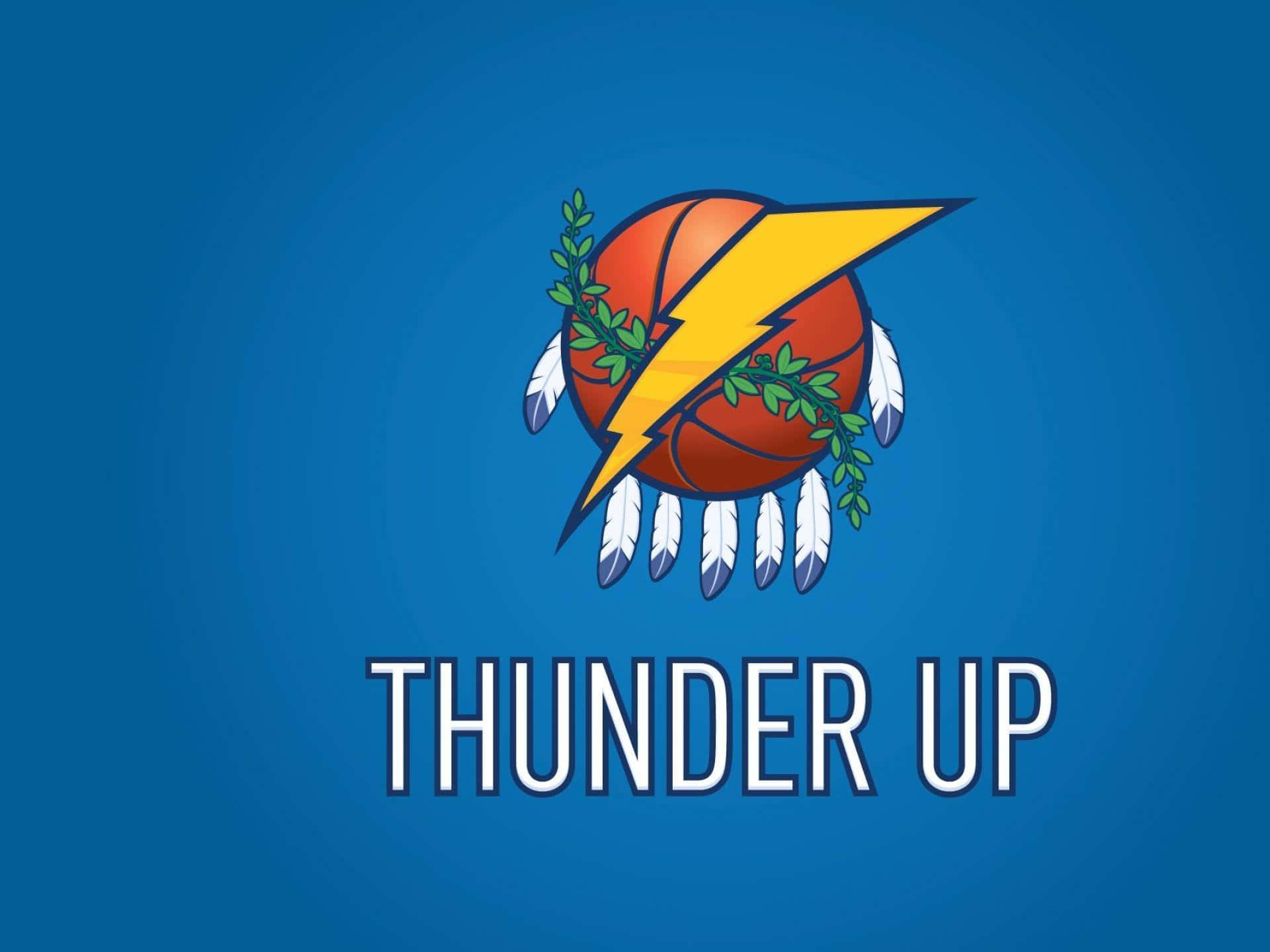 Nbaliga Oklahoma City Thunder Team Slogan Wallpaper
