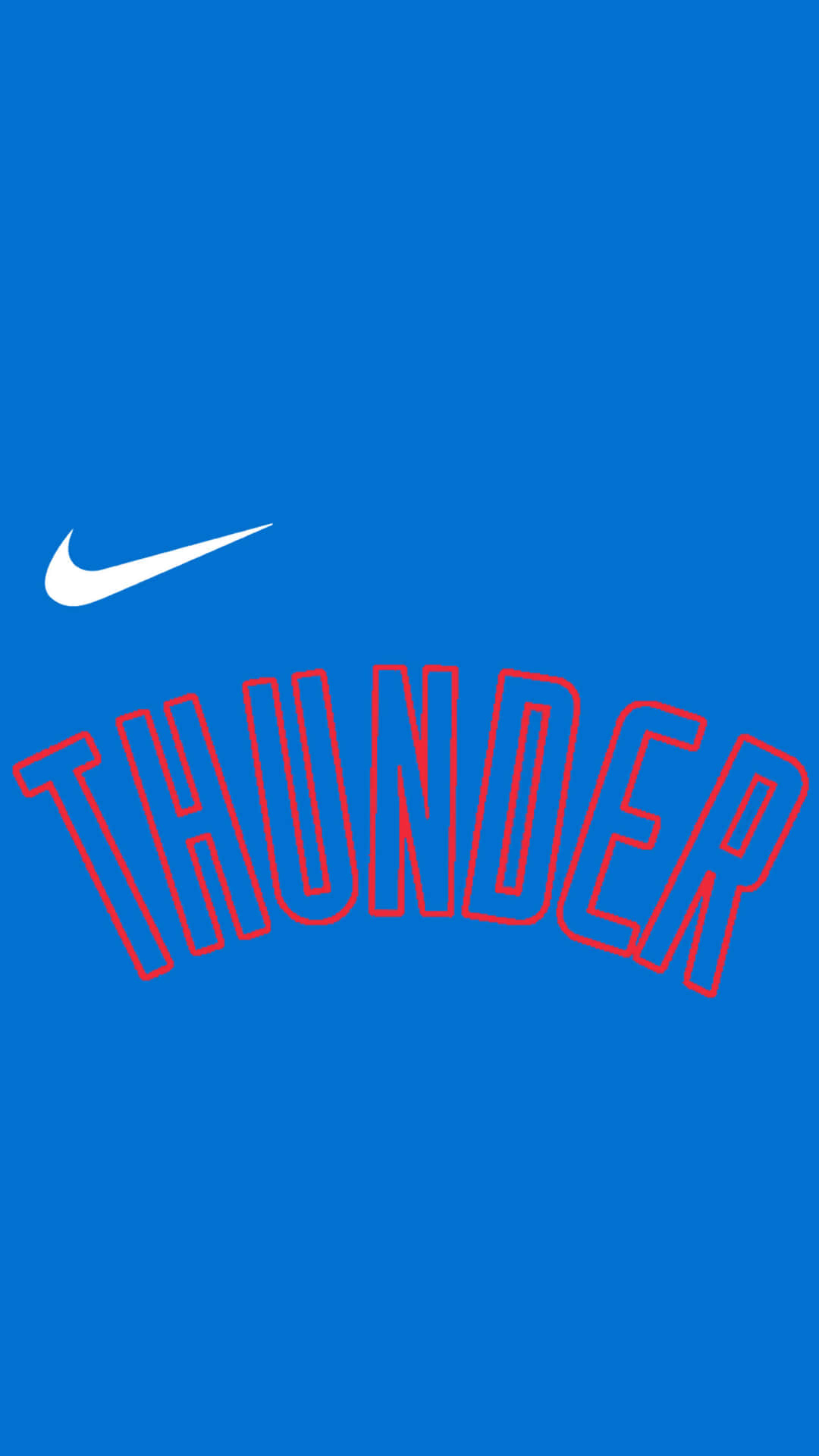 NBA League Team Oklahoma City Thunders Team Name Wallpaper