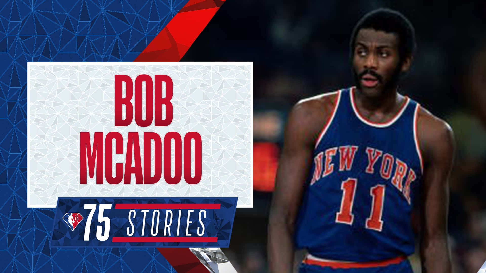 NBA Legend Bob McAdoo In NBA 75 Stories Wallpaper