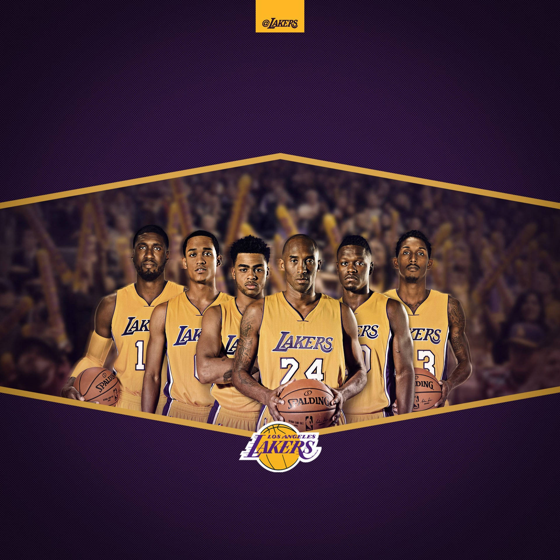 "The Los Angeles Lakers - Champions of the 2019-2020 Season!" Wallpaper
