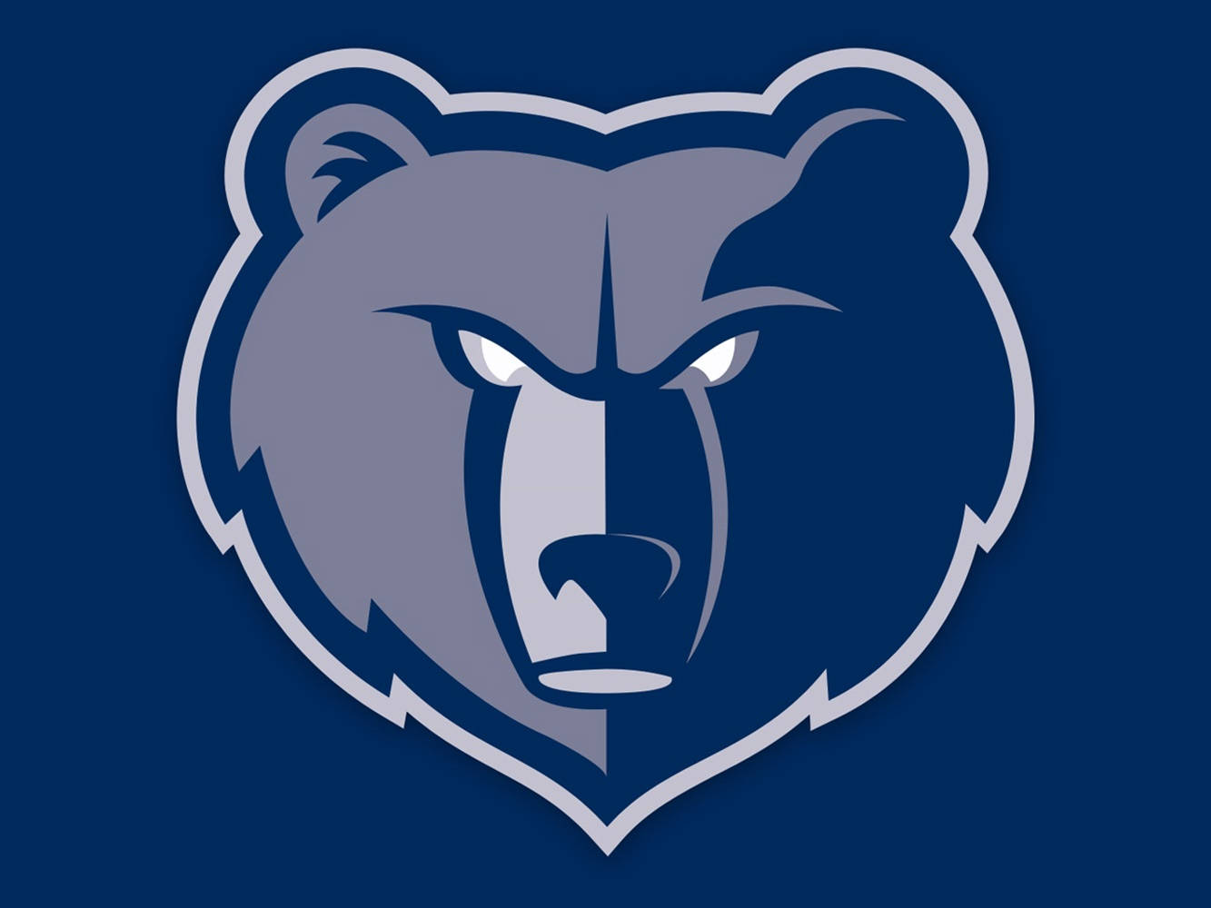 Logo Dell'orso Arrabbiato Dei Memphis Grizzlies Nba Sfondo