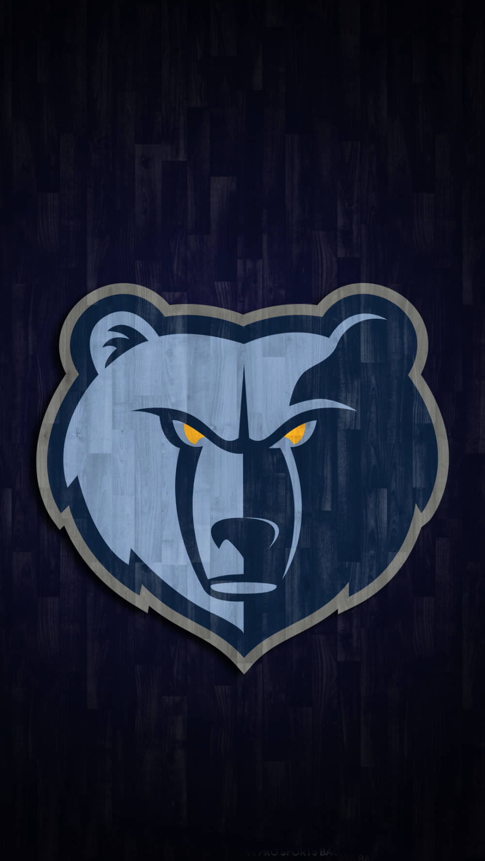Logotiporetrato Dos Grizzlies De Memphis Da Nba. Papel de Parede