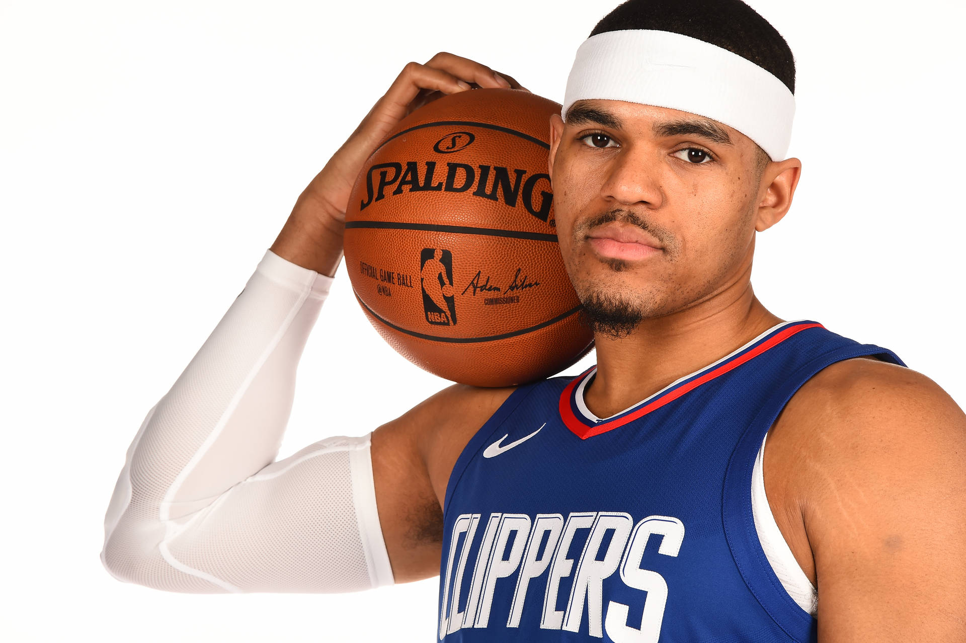 Nba Player Tobias Harris Los Angeles Clippers Wallpaper