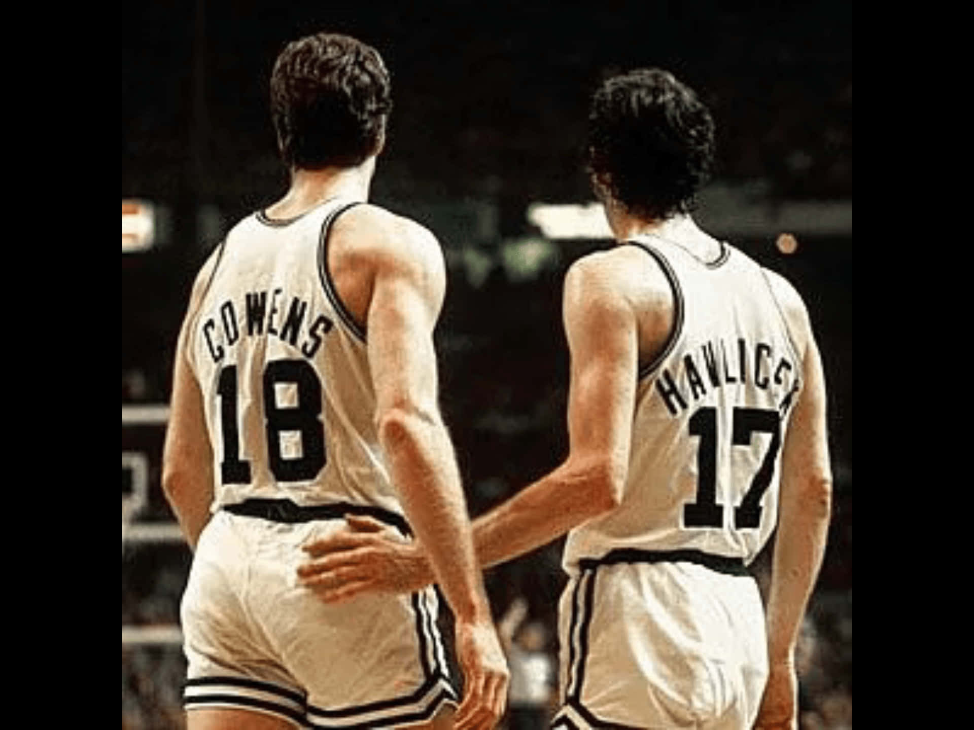 Nba Players Dave Cowens And John Havlicek Picture