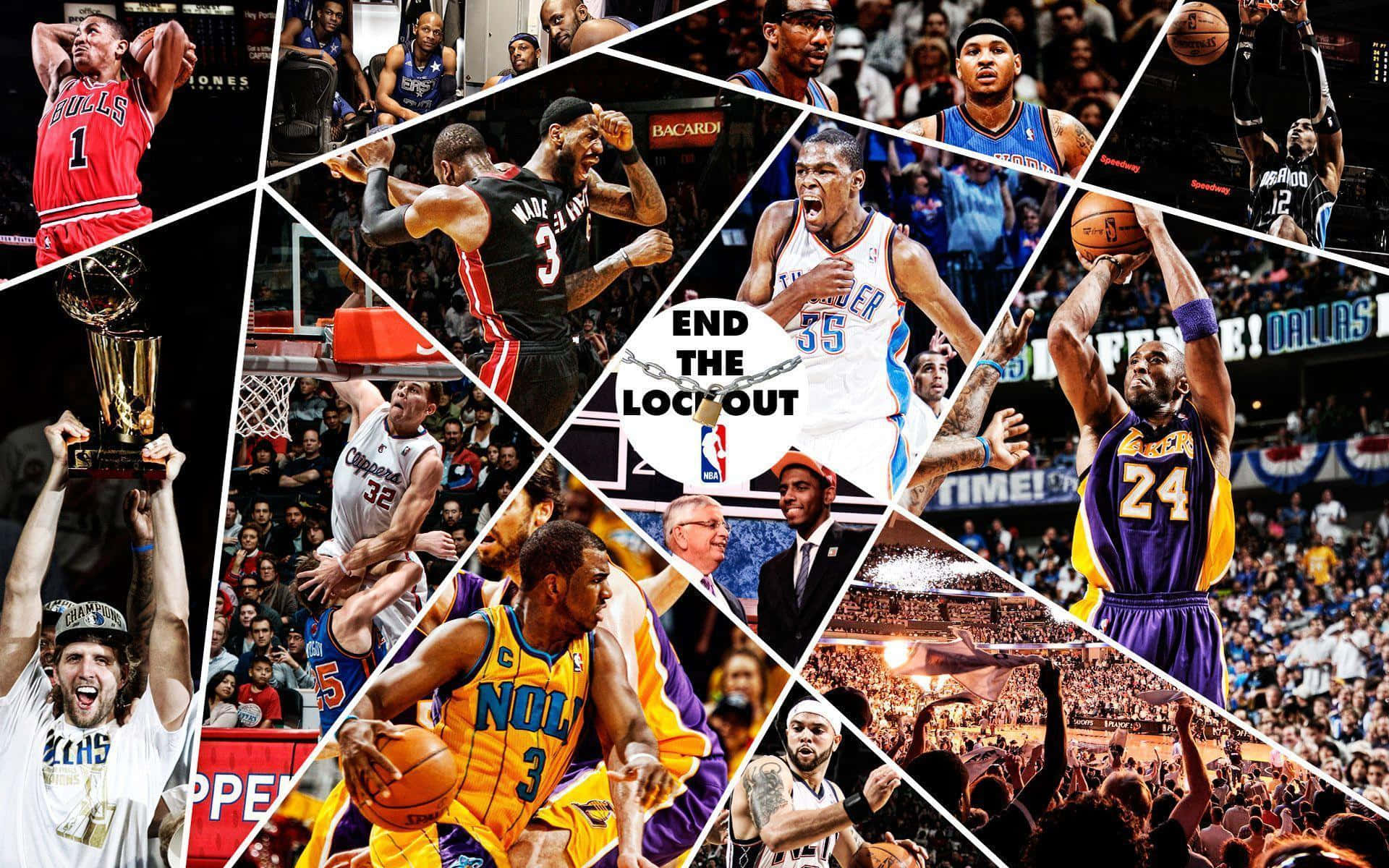 Top Talent i NBA Professionelt Design Wallpaper