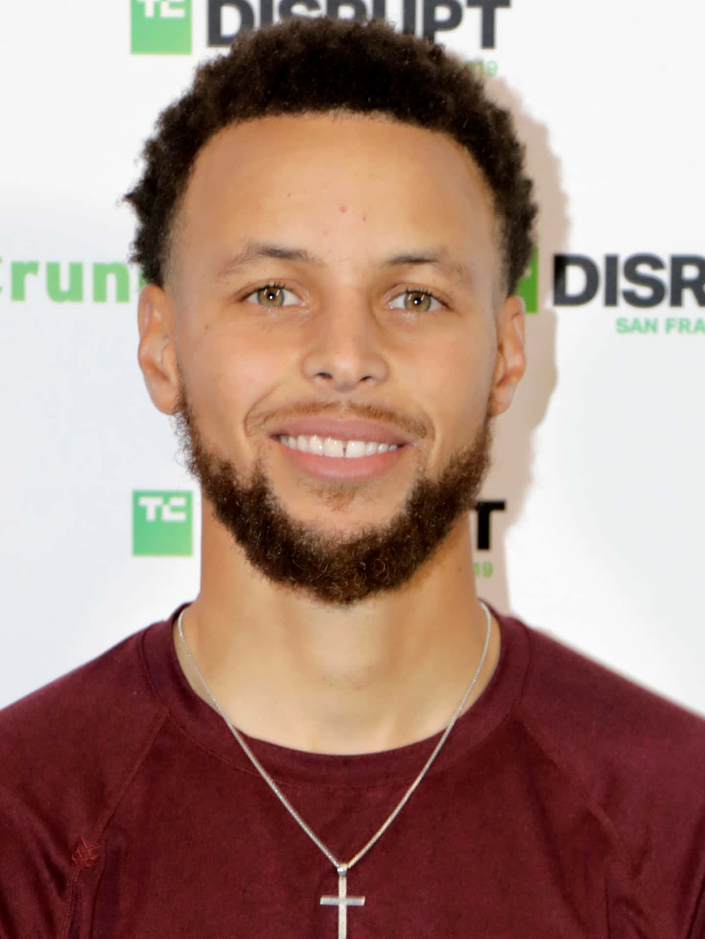 Nba Star Stephen Curry In Mid-action