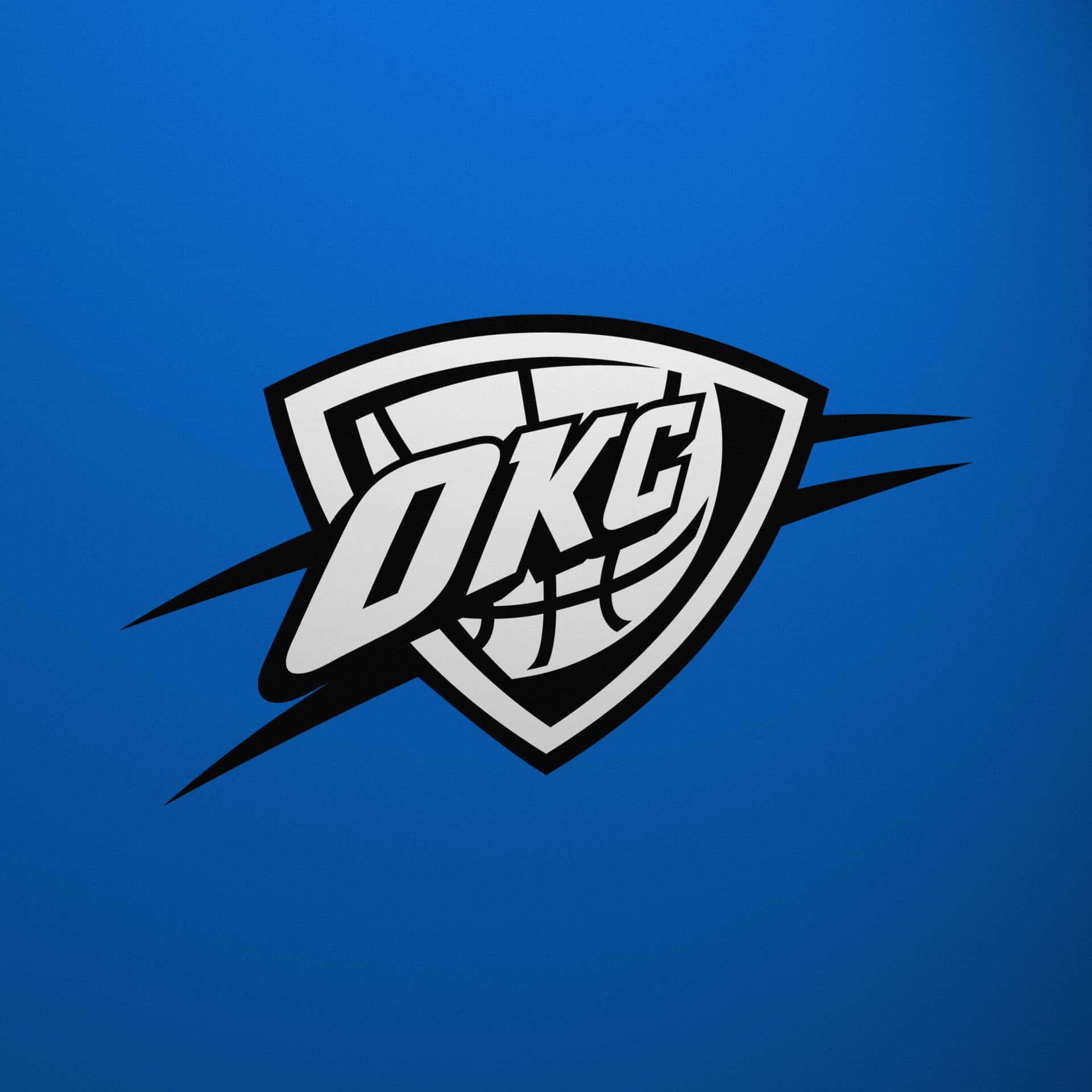 NBA Team OKC Oklahoma City Thunders Logo Wallpaper