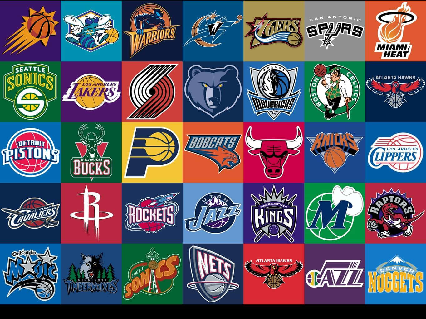 Representerer 30 NBA-hold i sæsonen 2020. Wallpaper