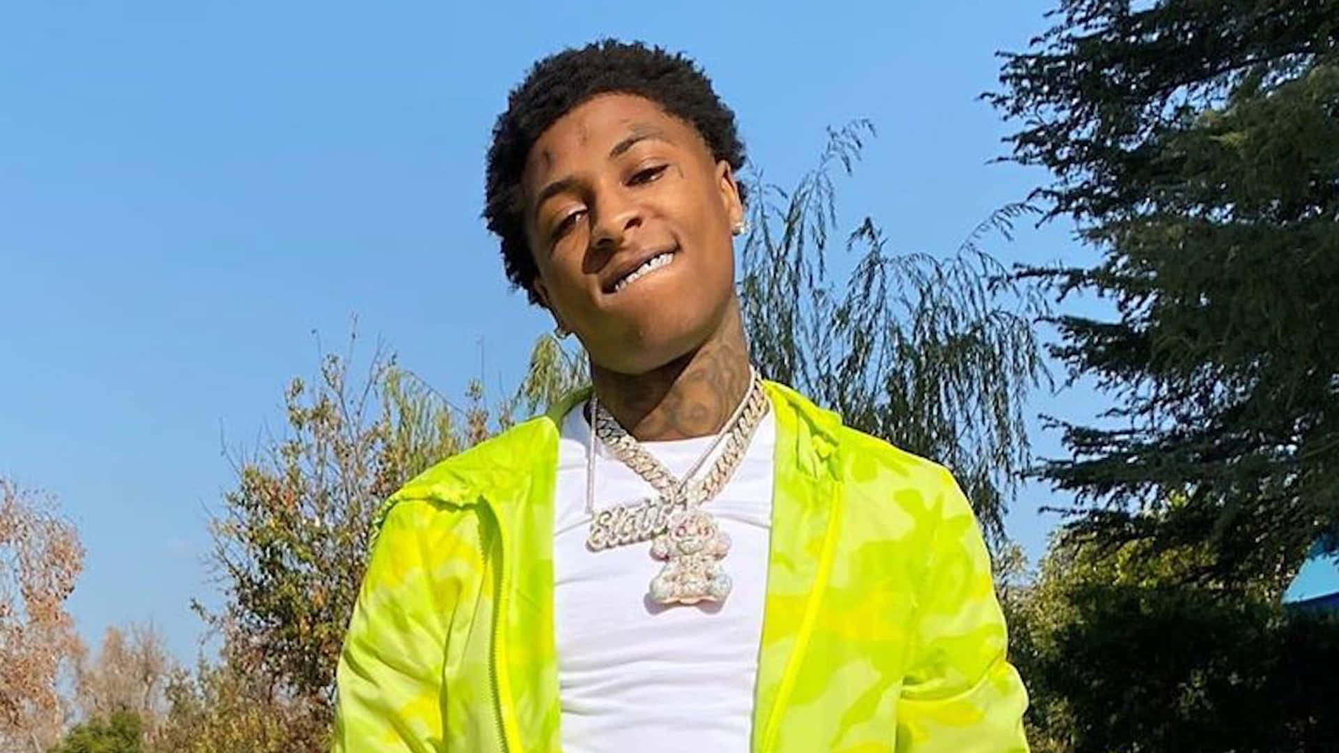 NBA Youngboy looking intense