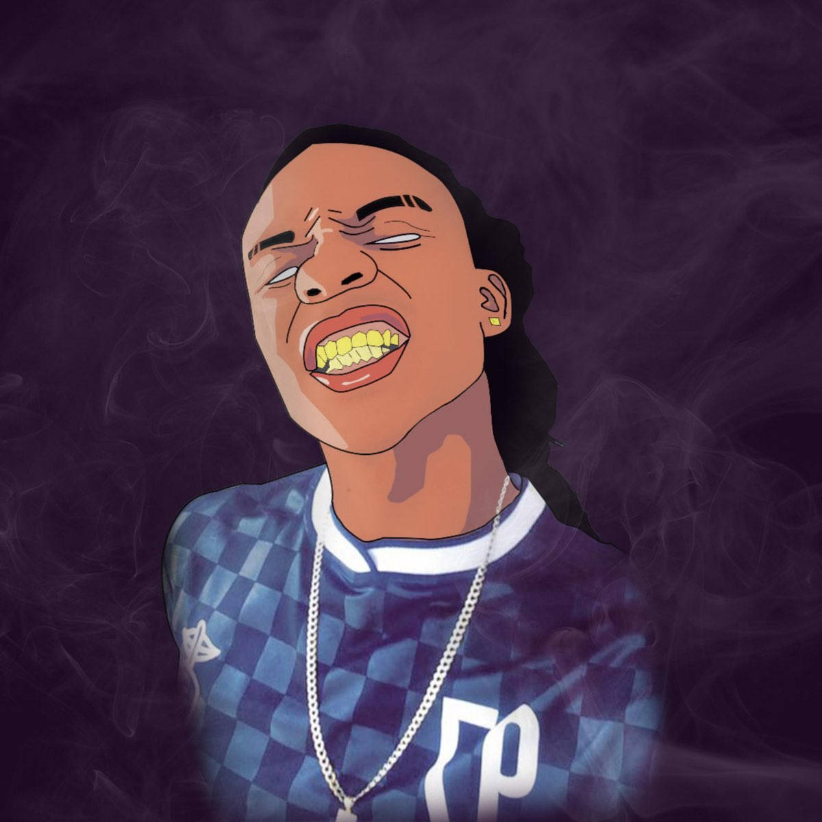 Cool Nba Youngboy Cartoon Background