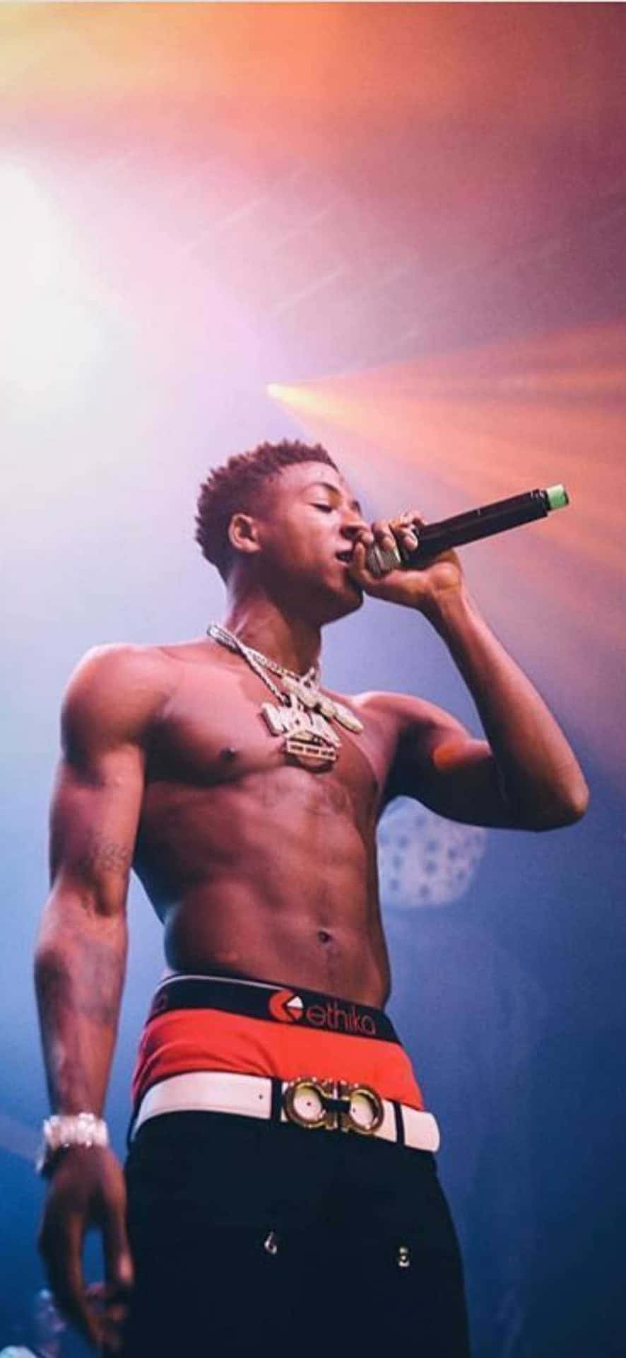 NBA Youngboy ved 2018 Real Street Festival Mobil Tapet.