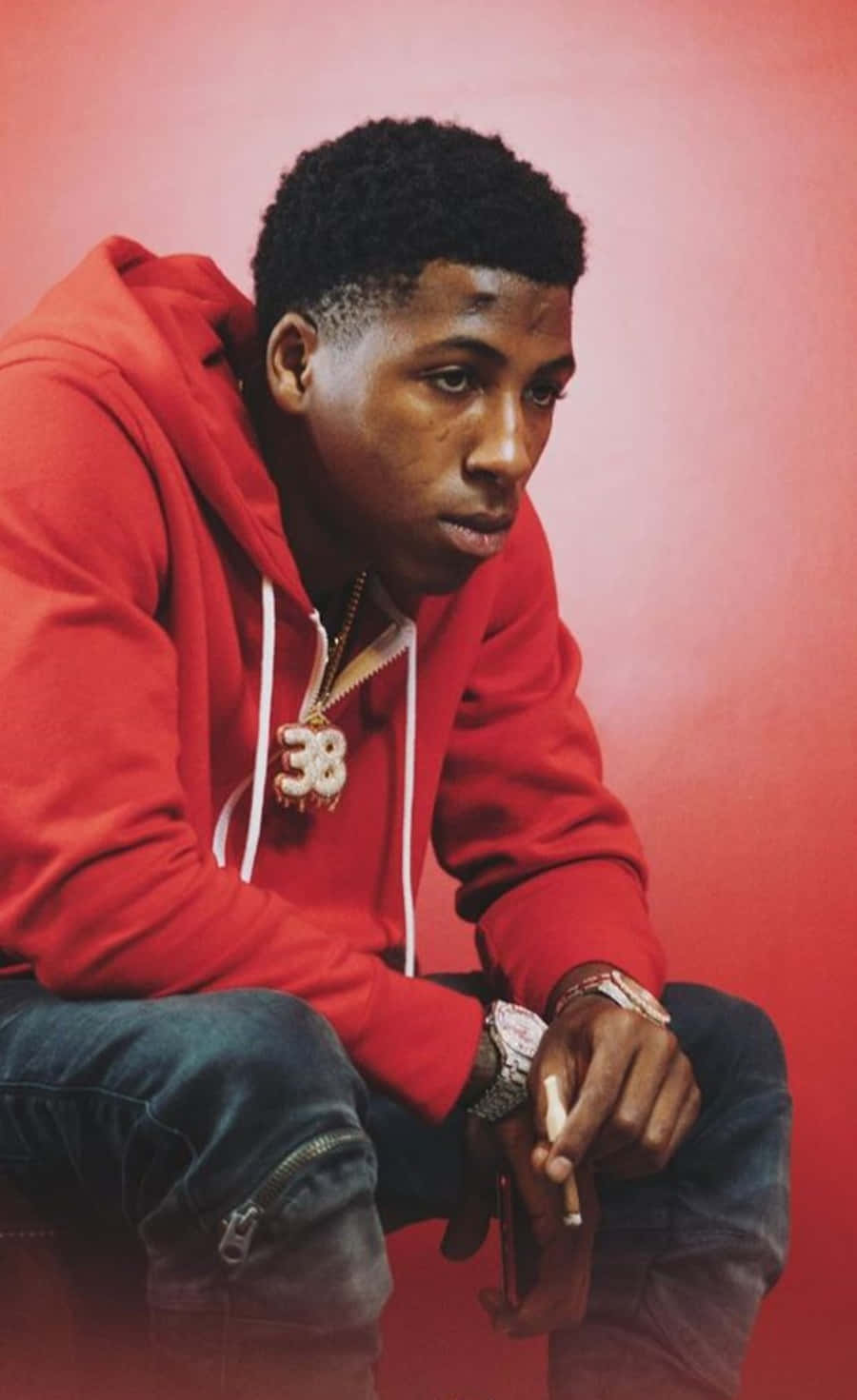 NBA Youngboy Celebrating Stage Performance