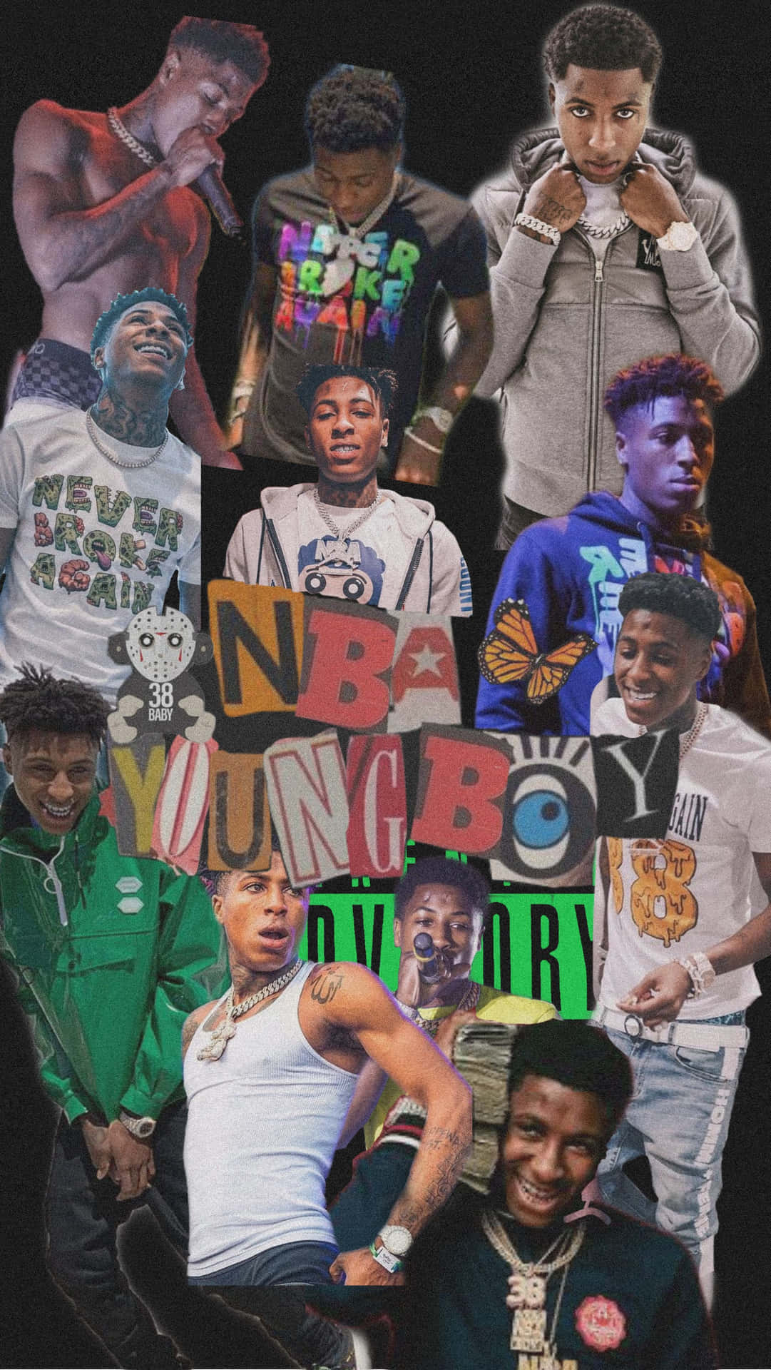 NBA Youngboy at the NBA Allstar Weekend