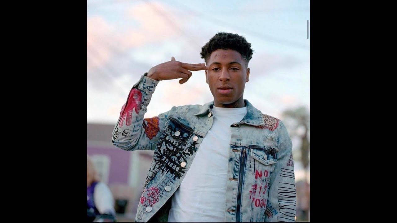 NBA Youngboy Points in the Right Direction Wallpaper