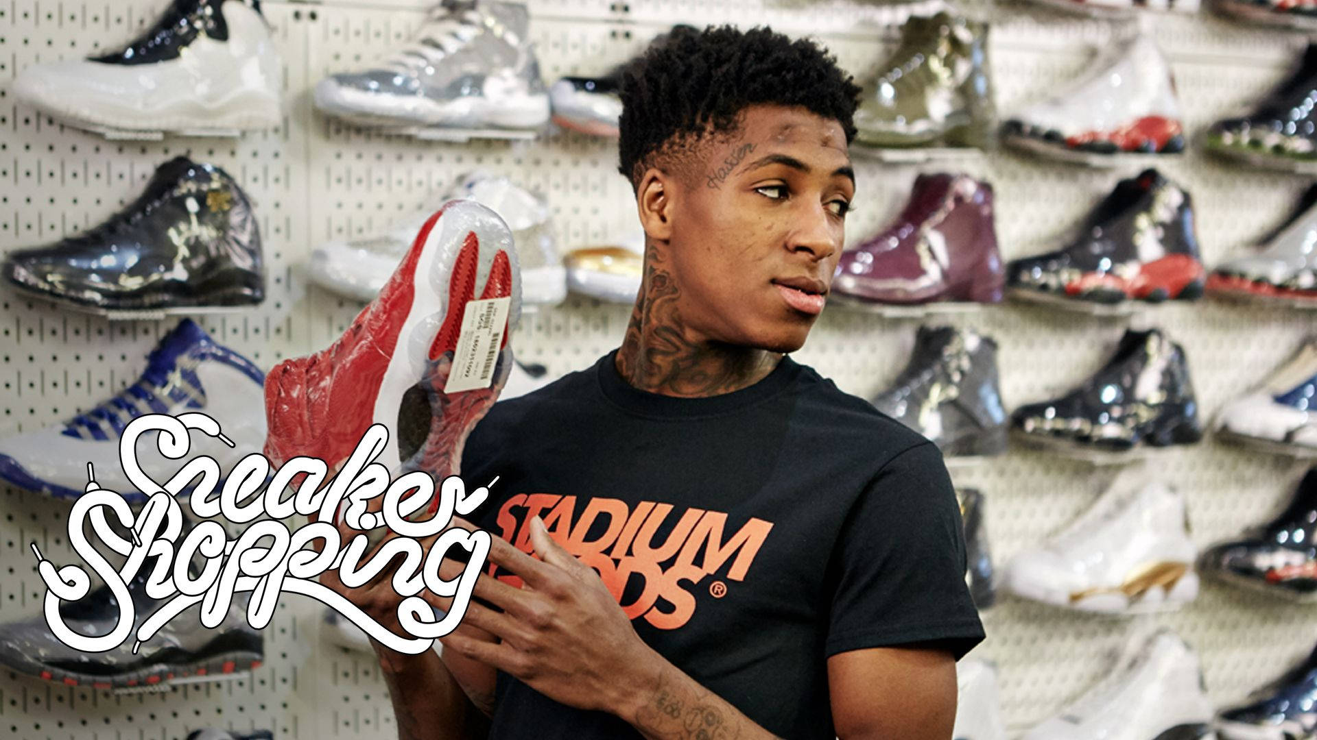 Nba Youngboy Sneaker Shopping Background