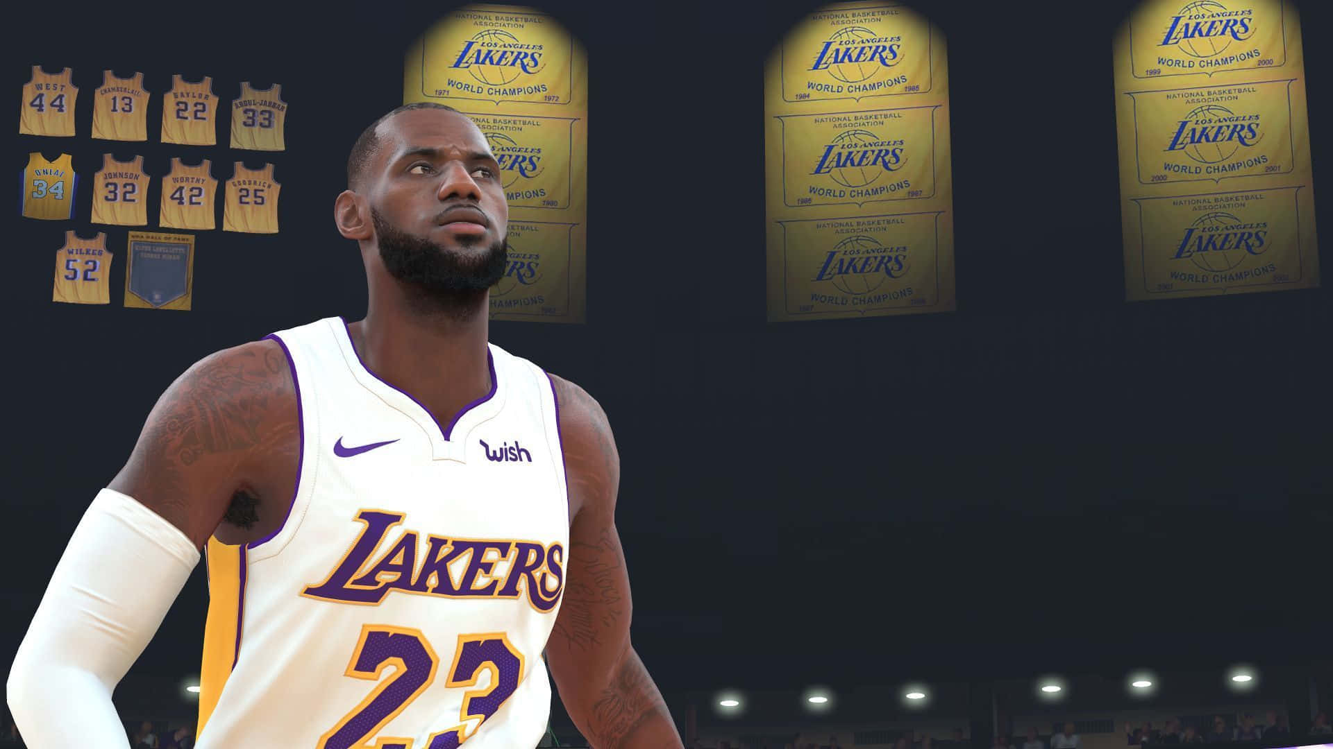 Image  Get ready to experience the thrills of Nba2k21 Wallpaper