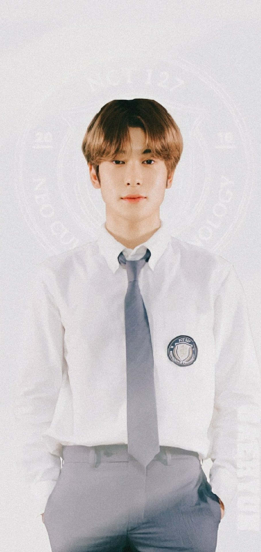 Nct Jaehyun In School Uniform Wallpaper
