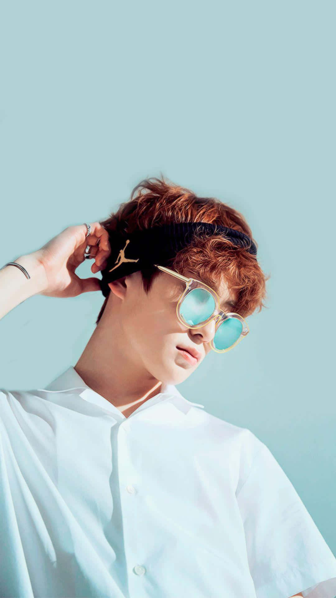 NCT Jaehyun In Sunglasses Fashion Portrait Wallpaper