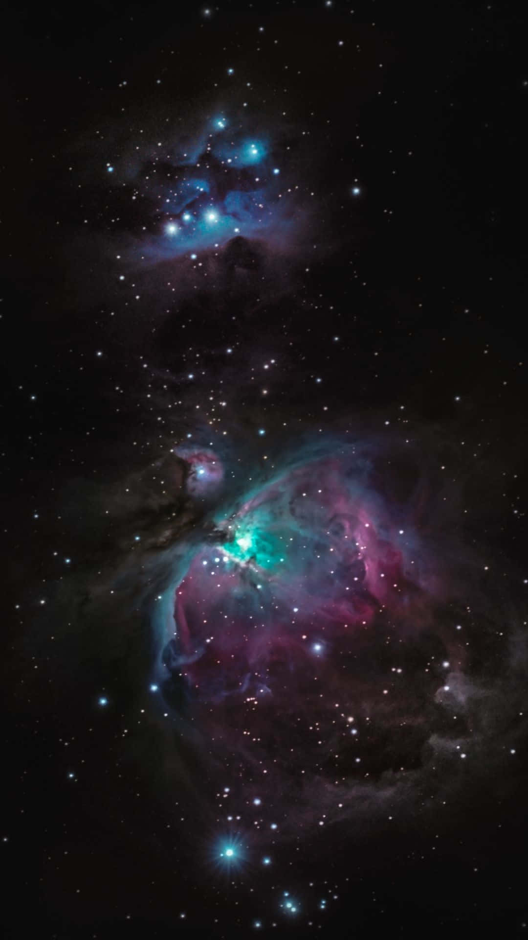 Spektakulärkosmisk Nebulosa Och Dess Levande Färger