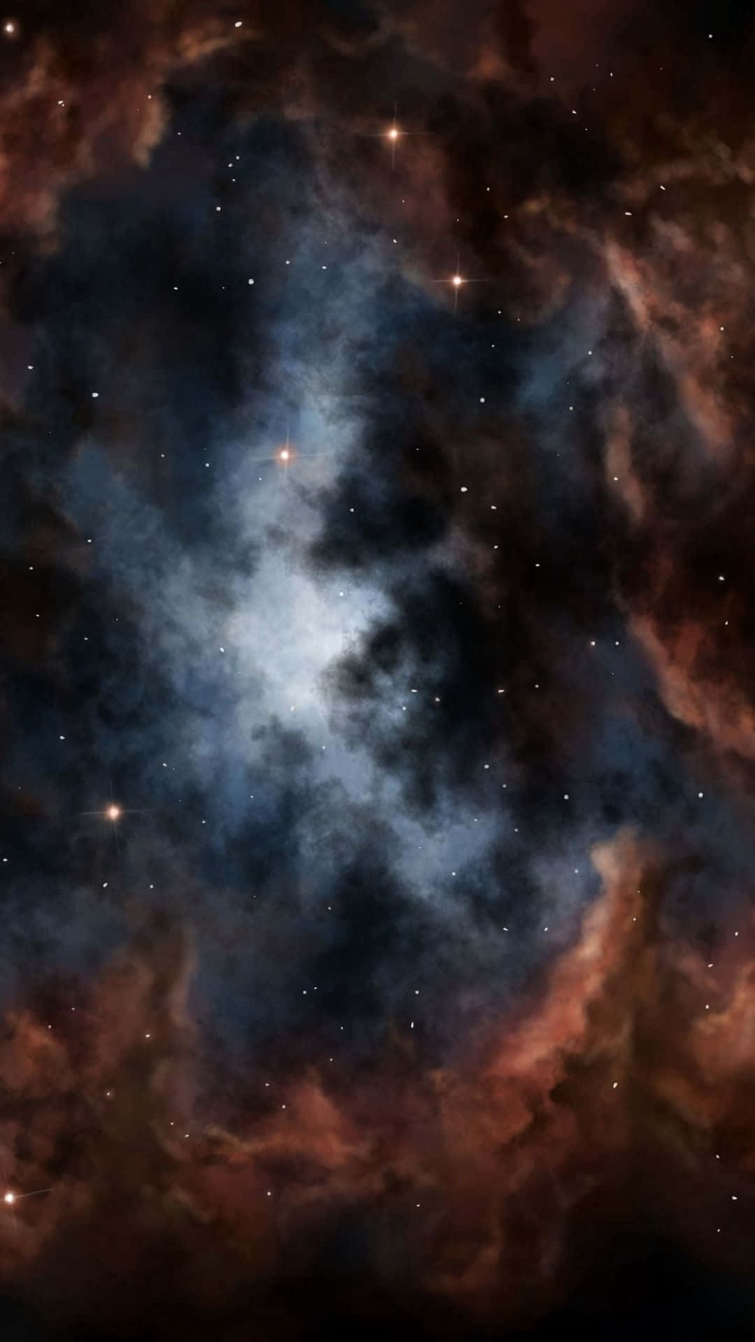 Udforskden Majestætiske Skønhed Af En Nebula.