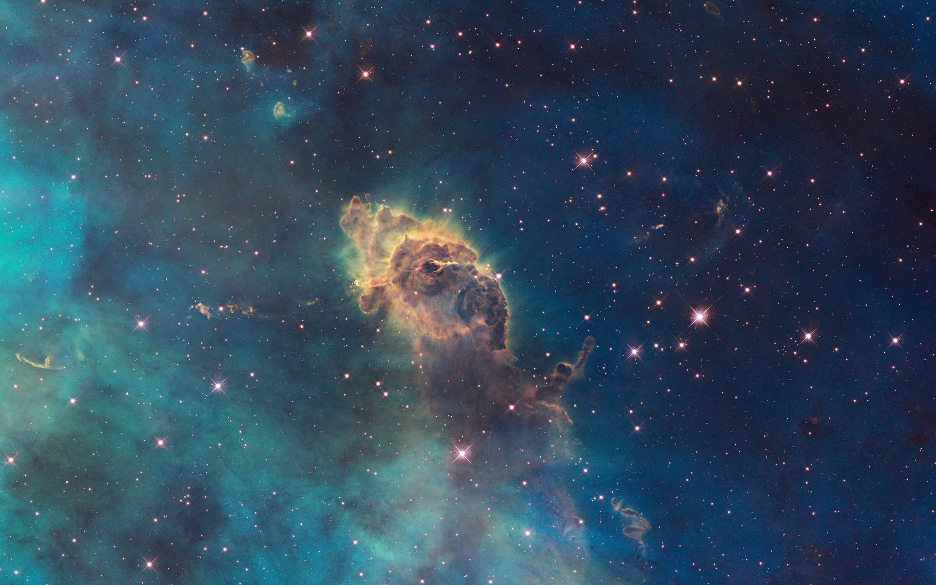 Colorful, Interstellar Nebula - Space Struck Wallpaper