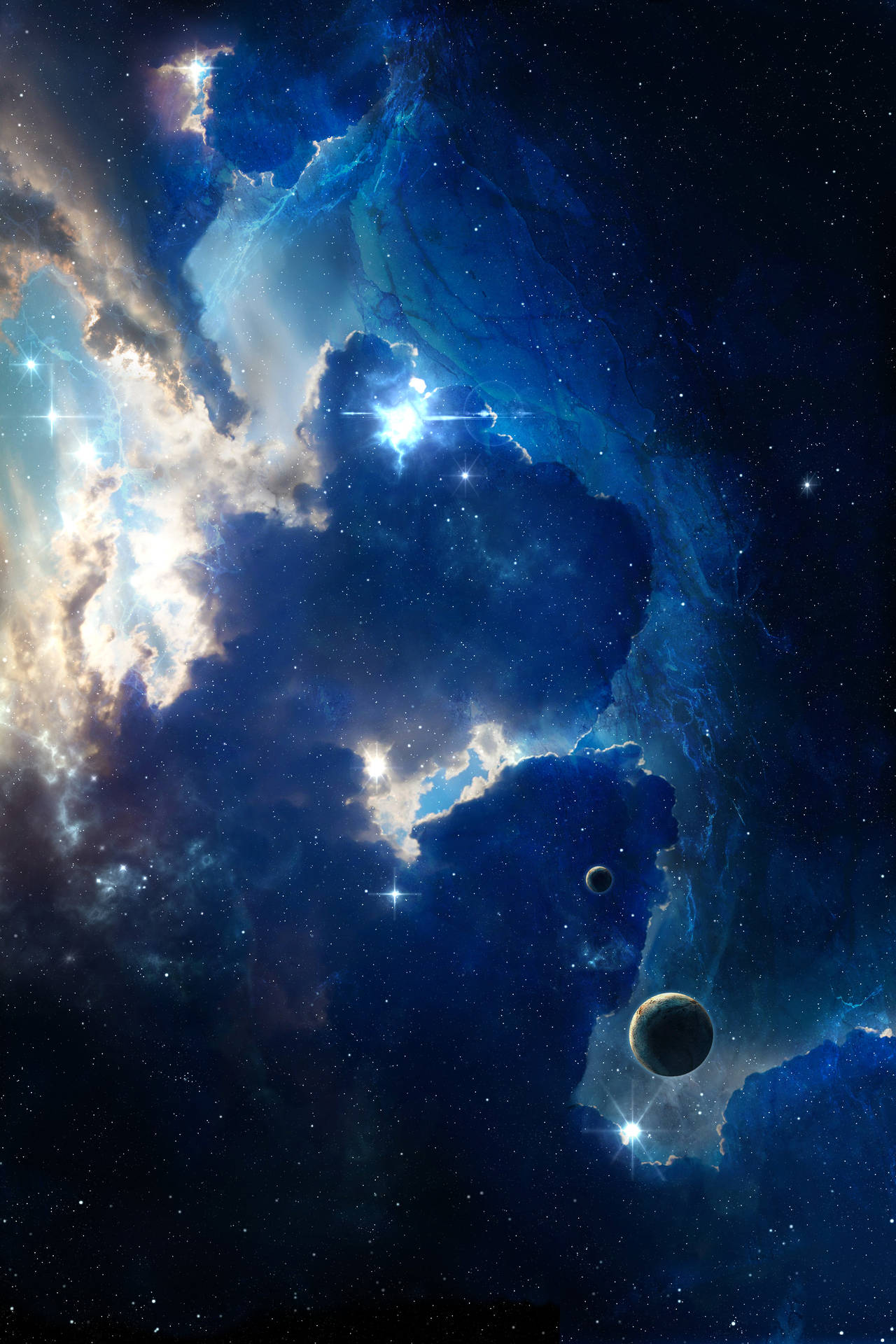 Nebula, Stars, Shine, Galaxy, Space Wallpaper