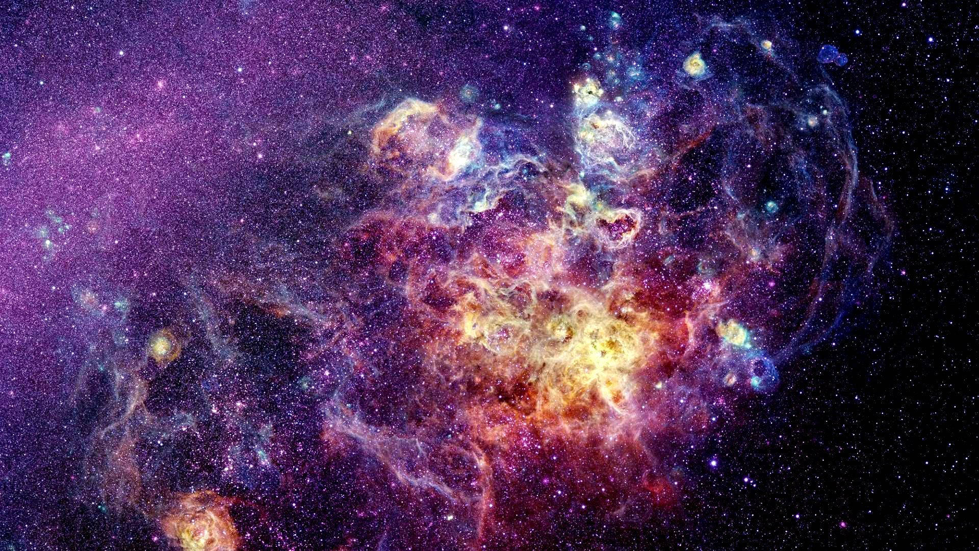Striking View of Gorgeous Celestial Nebula Wallpaper
