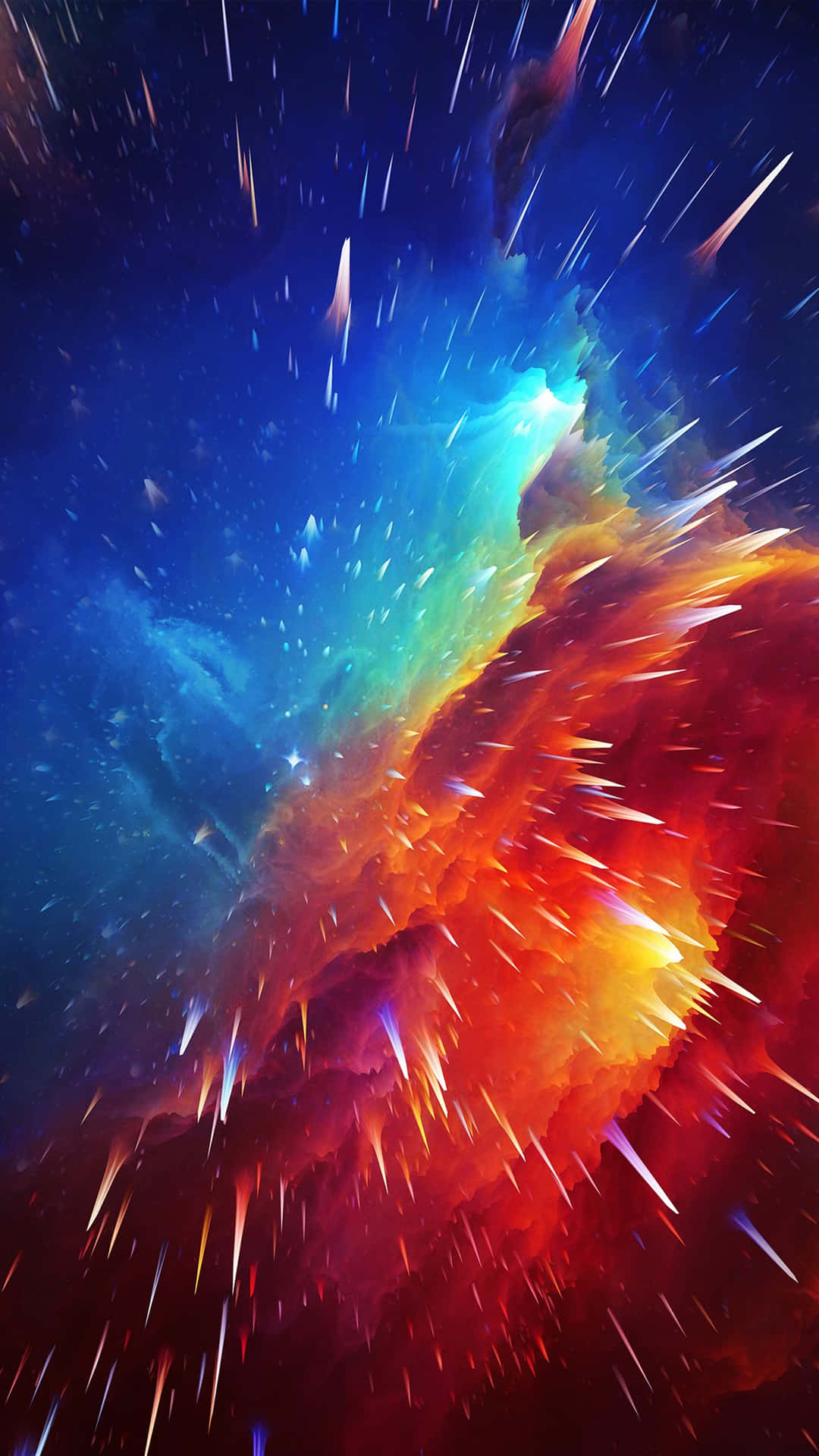Nebula Wave Colorful 4k Phone Wallpaper