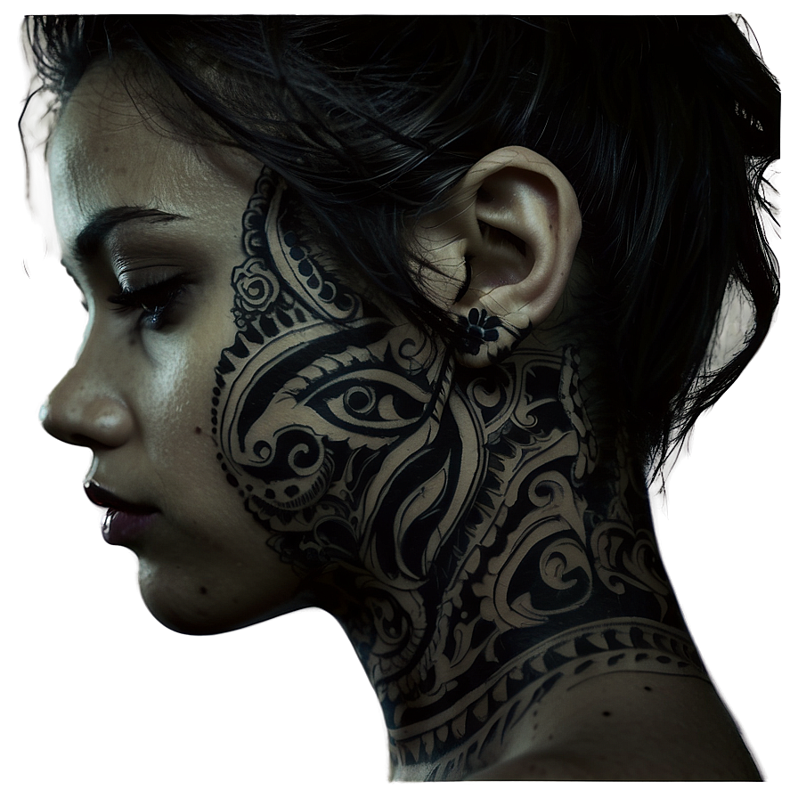 Download Neck Tattoo Design Ideas Png 06122024