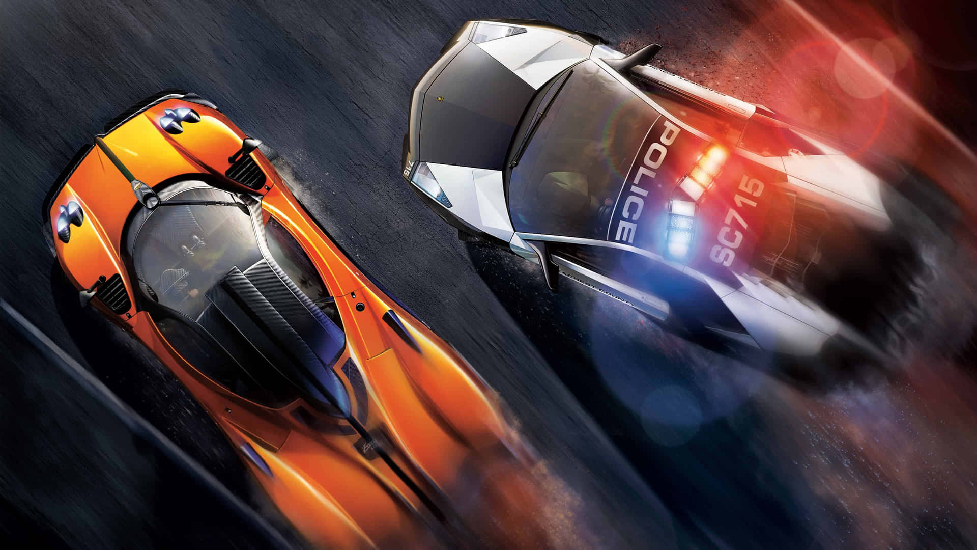 Oplev spændingen fra Need For Speed i Smuk 4K Kvalitet. Wallpaper
