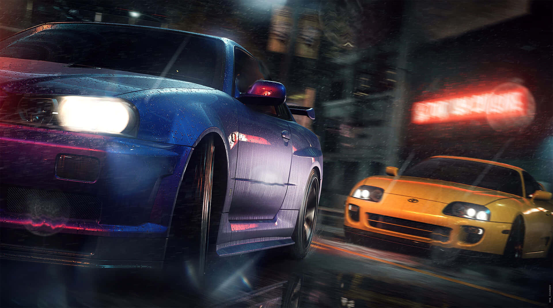 Rev your engines, it's time to race in Need For Speed 4K Wallpaper