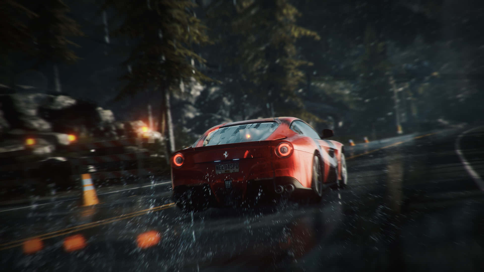Race your opponents in Need For Speed 4K Wallpaper