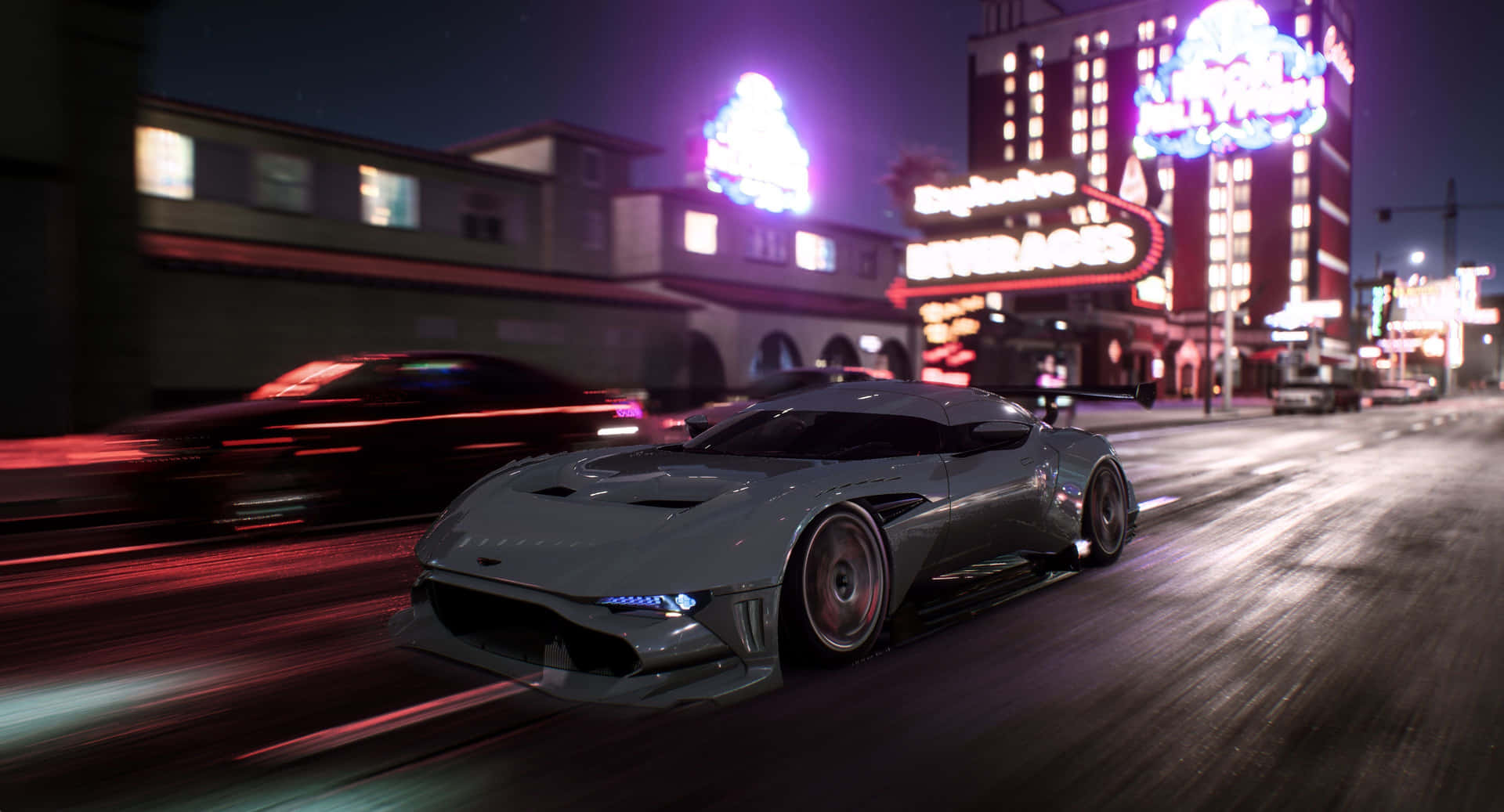 Upplevspänningen På Racerbana Med Need For Speed 4k Som Ditt Datorskärms- Eller Mobilskärmsbakgrund. Wallpaper