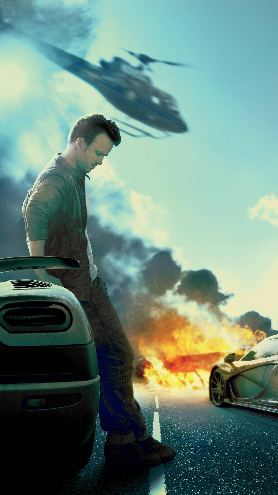 Need For Speed Aaron Paul On Car Iphone