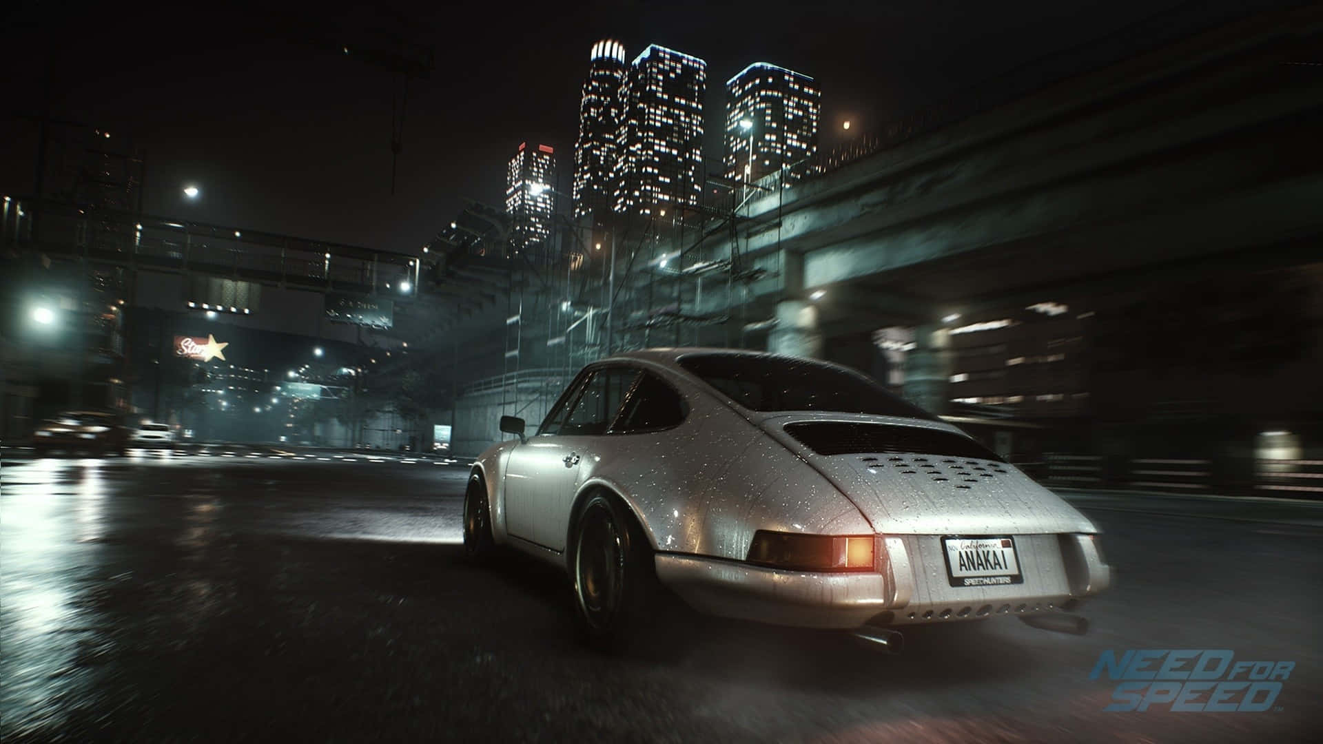 Need For Speed Background Silver Porsche 911