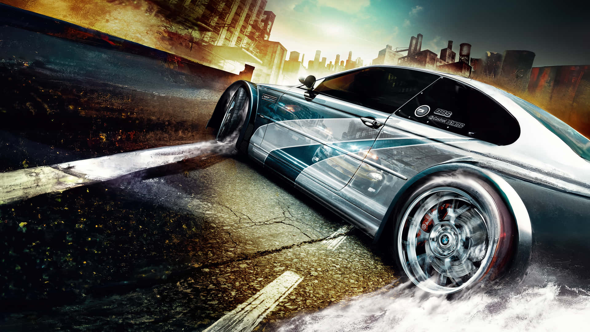 Caption: High-intensity Car Race In Need For Speed: Most Wanted Wallpaper