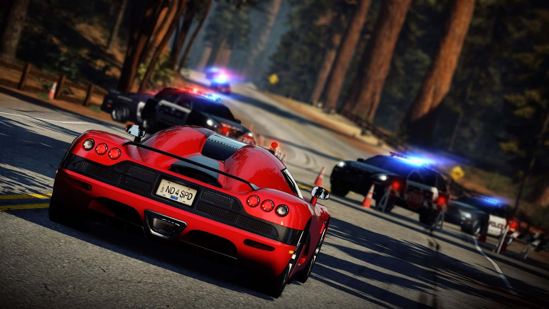 Videospielhot Pursuit Need For Speed Pc Poster Wallpaper