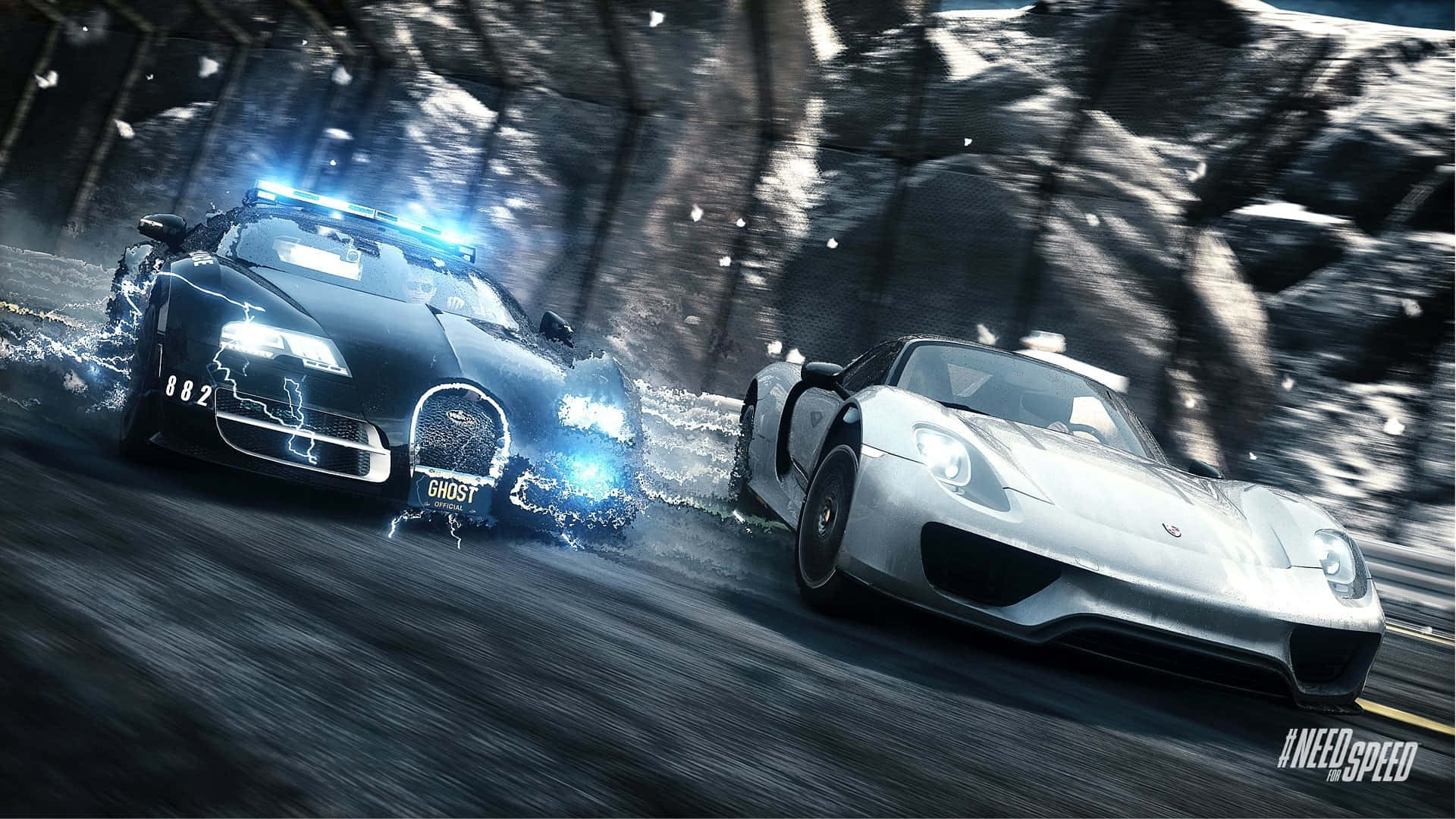 Porsche918 Spyder Y Bugatti Veyron Need For Speed Pc Fondo de pantalla