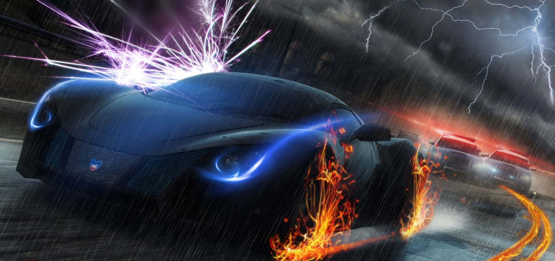 Føl adrenalinet ved hurtigspeedet racing med Need for Speed på PC. Wallpaper