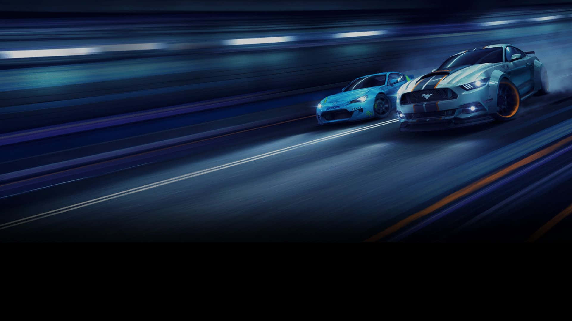 Intense Racing Scene from Need For Speed PC Wallpaper