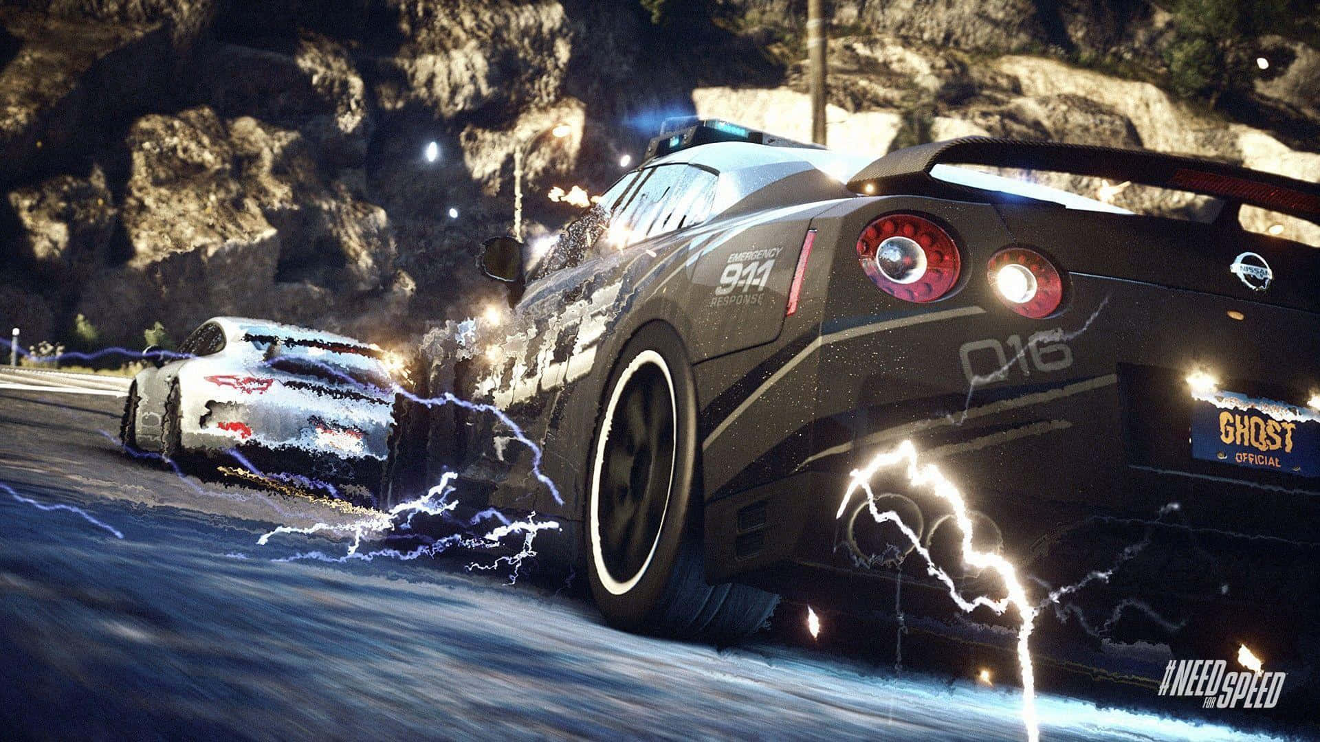 Race around the city with Need For Speed Wallpaper