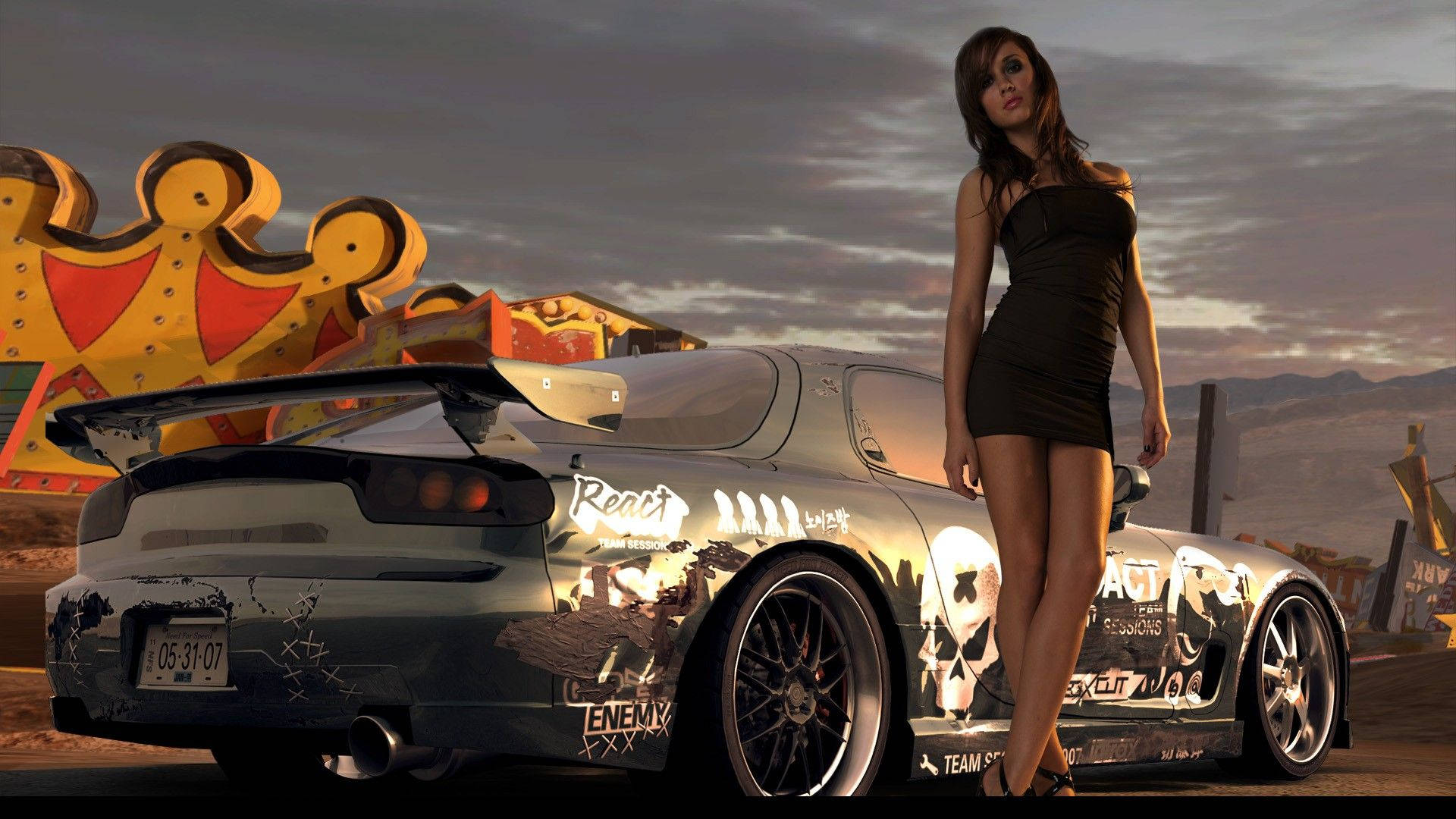 Need For Speed Pro Street Mazda Rx7 Wallpaper