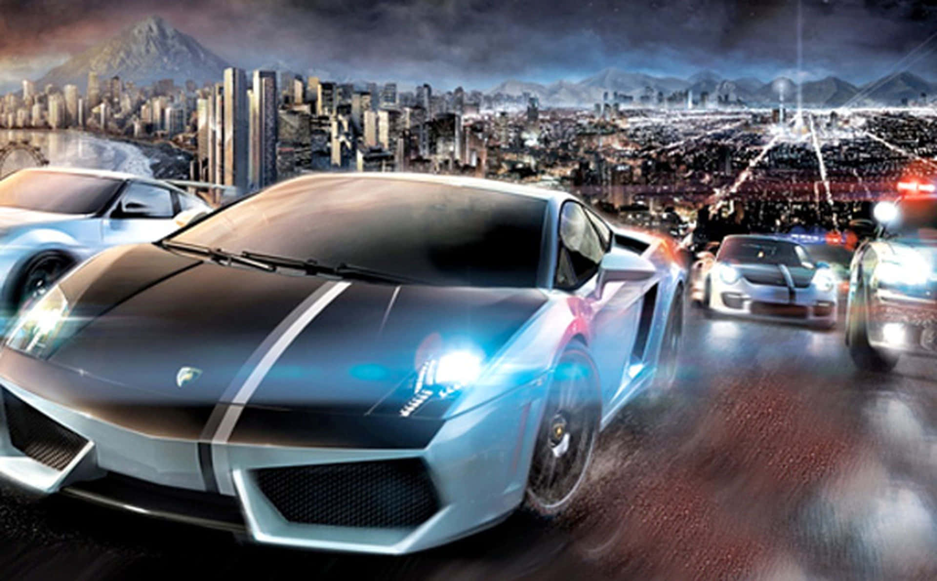 Need For Speed World Urban Race Night Wallpaper
