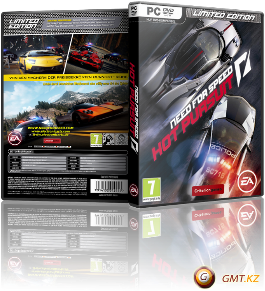 Needfor Speed Hot Pursuit Limited Edition P C Box Art PNG