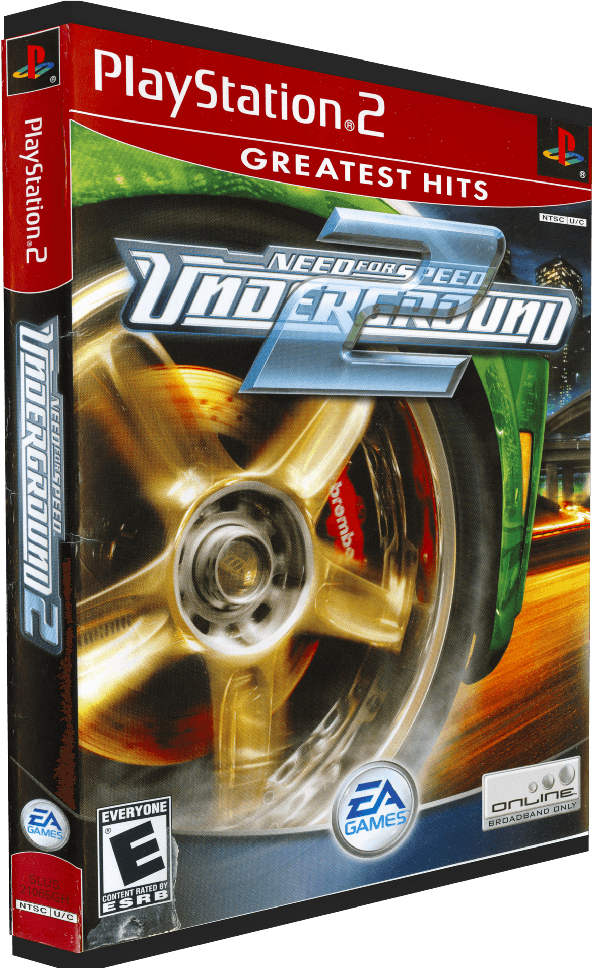 Needfor Speed Underground2 P S2 Cover Art PNG