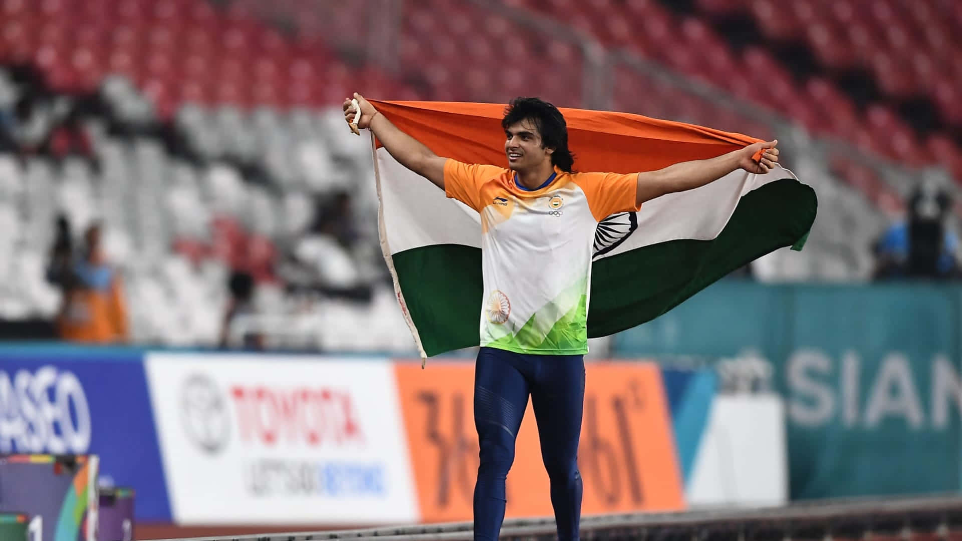 Indian javelin thrower and 2018 Asian Games gold medalist, Neeraj Chopra