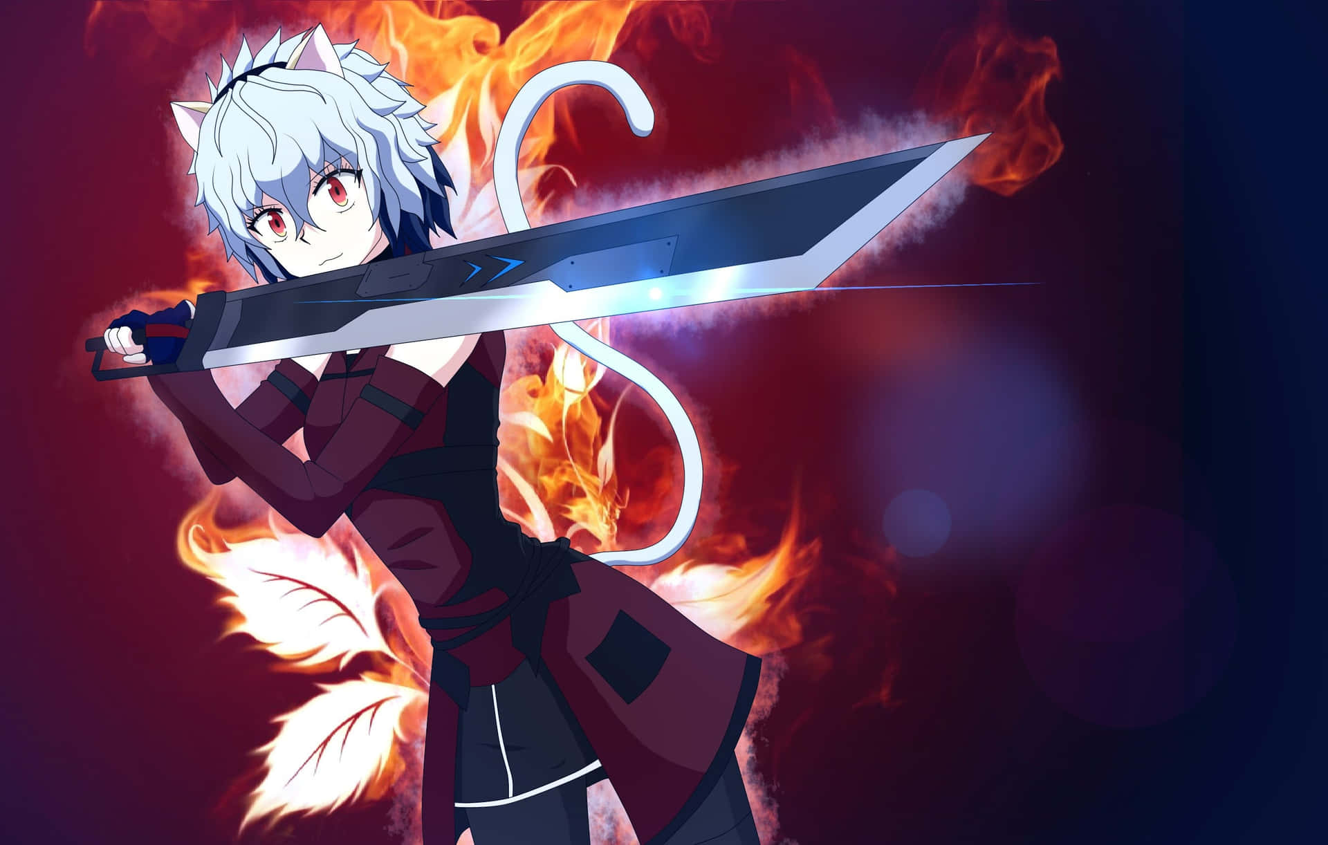 Neferpitou, the third royal guard of the Chimera Ants Wallpaper