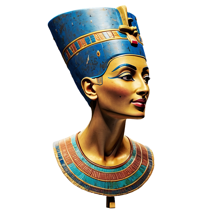 Nefertiti Bust Egypt Png Lyp PNG