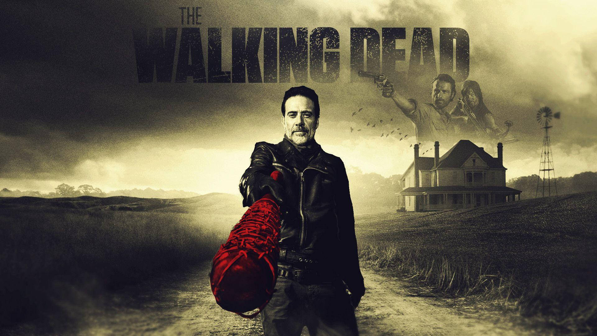 Negan Fra The Walking Dead Promo Wallpaper
